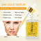 مراقبت از پوست ارگانیک شش پپتید هیالورونیک اسید کلاژن 24 عیار طلای ضد پیری سرم
